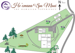 Ho'omana Spa Maui Property Map